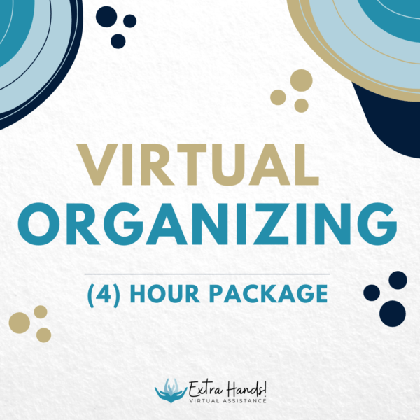 Virtual organizing 4 hour package